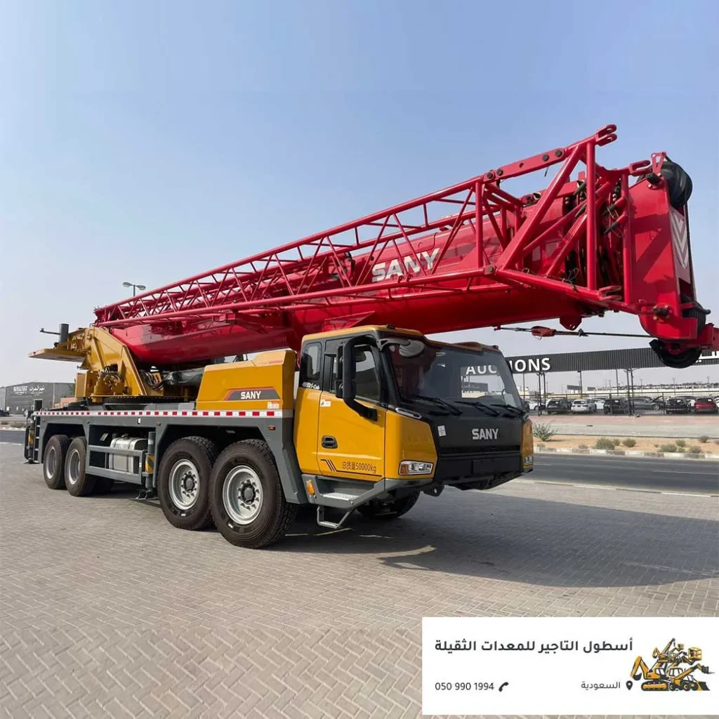 تأجير كرينات الرياض لرفع المعدات والأحمال الثقيلة
