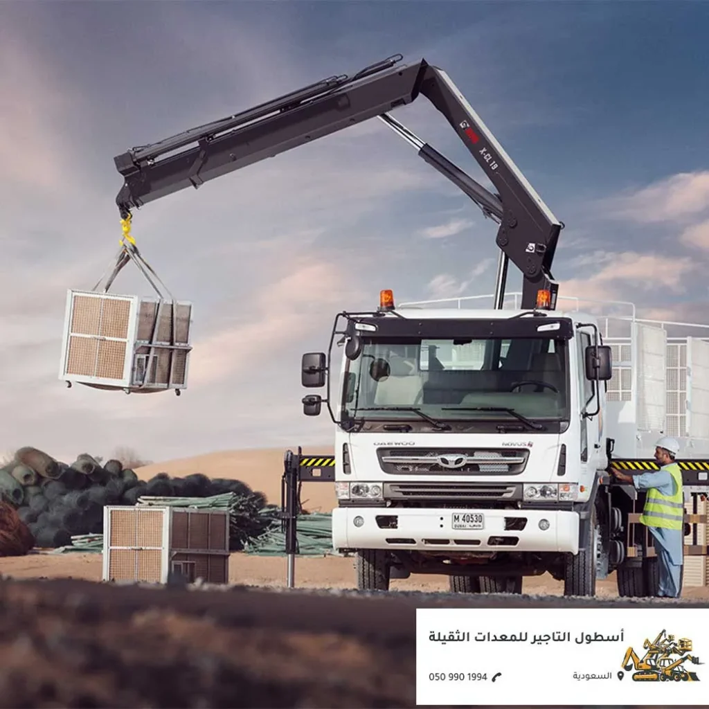 كرين هيدروليكي لتأجير معدات الرفع والأحمال