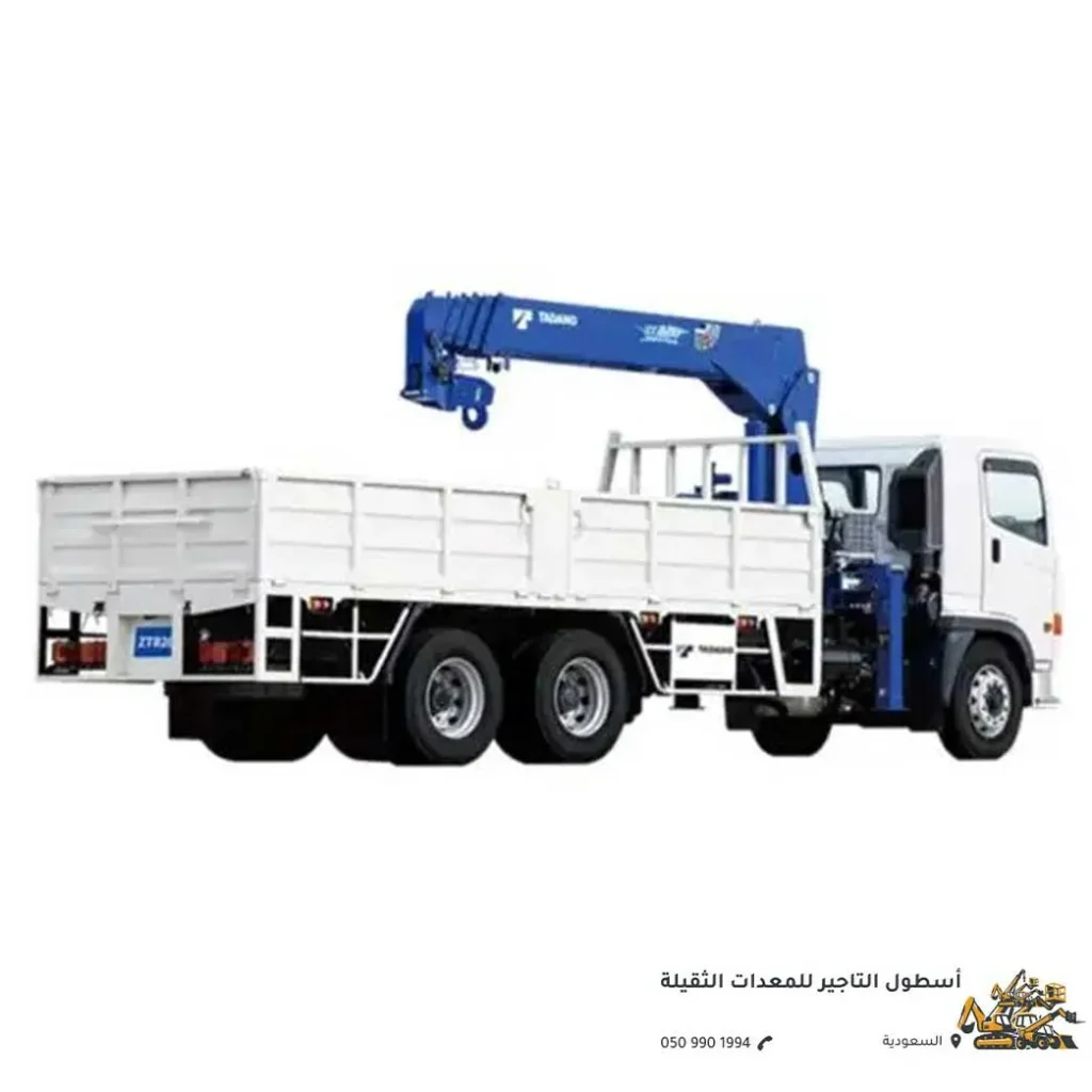 سطحة ونش كبيرة لنقل المعدات الثقيلة في السعودية