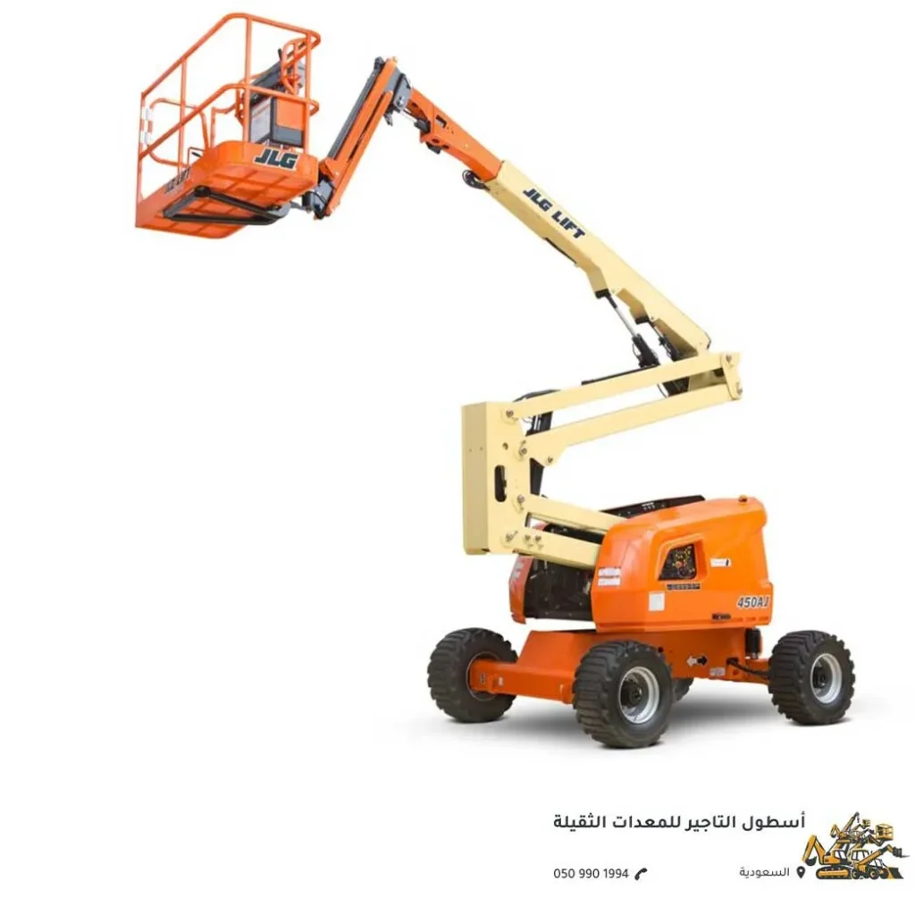 مان لفت JLG 450AJ برتقالي للأعمال المرتفعة